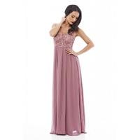 AX Paris Lace Top Maxi Dress Mauve