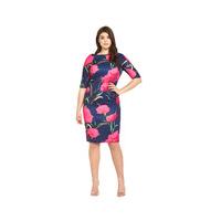 ax paris curve bodycon printed dress