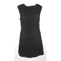 AX Paris - Size 8 - Black - Lace Tiered Mini Dress