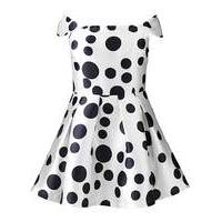 ax paris polka dot print skater dress