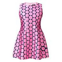 ax paris pink polka dot skater dress