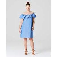 AX Paris Off The Shoulder Denim Dress