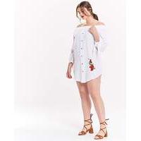 ax paris embroidered off shoulder dress