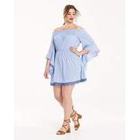 AX Paris Striped Off Shoulder Dress