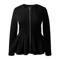 AX Paris Peplum Zip Detail Jacket