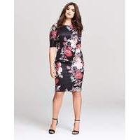 ax paris floral midi dress