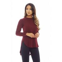 ax paris knitted top wine