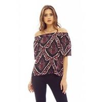 AX Paris Paisley Off Shoulder Top Multi