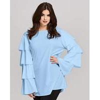 ax paris layered sleeve blouse