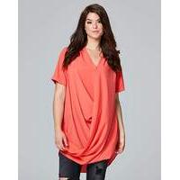 AX Paris Wrap Tunic Top