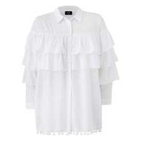 ax paris ruffle sleeve blouse