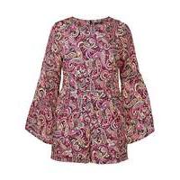 ax paris paisley print playsuit