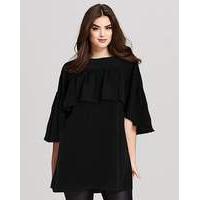 ax paris ruffle front blouse