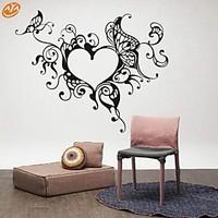 aya diy wall stickers wall decals heart frame pvc wall stickers