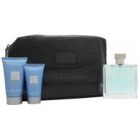 Azzaro Chrome Gift Set 100ml EDT + 30ml Aftershave Balm + 50ml All Over Shampoo