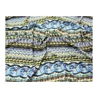 Aztec Print Stretch Jersey Dress Fabric Multicoloured