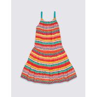 Aztec Print Dress (3-14 Years)