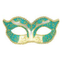 Azure & Gold Duchess Eye Mask