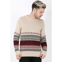 Aztec Design Long Sleeves Jumper