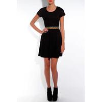 Aztec Band Skater Dress