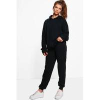 azure hoody jogger set black