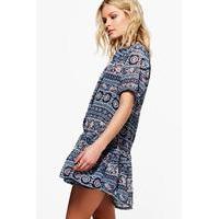 aztec dress marine