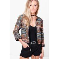 Aztec Jacquard Bed Jacket - multi