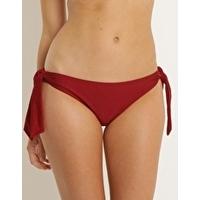 azure tie side pant red