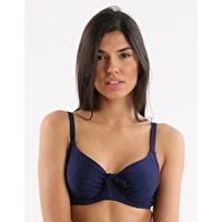 azure non padded underwired top navy