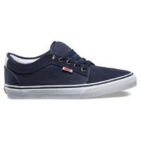 B-Stock Vans Chukka Low Skate Shoes - Parisian Night/White/Red UK 8 (Box Damage)