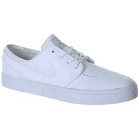 B-Stock Nike SB Stefan Janoski Leather Shoes - White/White/Wolf Grey - Size - UK 8 (Slightly Dirty)