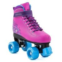 b stock sfr vision ii kids roller skates pinkblue uk 2 box damage