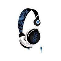 B-move Sound Wave Urban Dj Stereo Headset Black/blue Bm-aub02