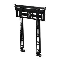 B-Tech BT8200 (BT-8200) Ultra-Slim Universal Flat Screen Wall Mount For LED, LCD and Plasma Screens Up To 45 inches, Torsion Lock Security, On Wall Level