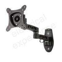 b tech btv114 ventry double arm flat screen wall mount with tilt and s ...