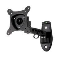 B-Tech BTV113 (BTV-113) Single Arm Flat Screen Wall Mount With Tilt And Swivel, For Up To 23 Inch Screens