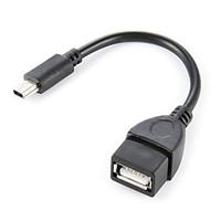 b 340 otg mini usb male to usb female adapter black