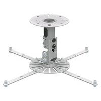 B-Tech BT5890-010W - BTEBT5890-010W - Projector ceiling mount for LCD/LED/DLP projectors tilt and swivel 190mm ceiling drop max weight 10kg - White