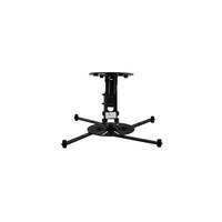 B-Tech Projector ceiling mount for LCD/LED/DLP projectors tilt and swivel 190mm ceiling drop max weight 10kg - Black [BT5890-010B]
