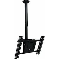 B-Tech BT8427 Flat Screen Ceiling Mount with Adjustable Drop Up to 50 inch TV - Black