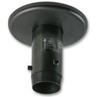 b tech fixed ceiling mount for 50mm poles black