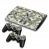 B-Skin PS3 Slim 4000 Console Protective Sticker Cover Skin Controller Skin Sticker