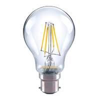 B22 4W 827 LED filament bulb, clear