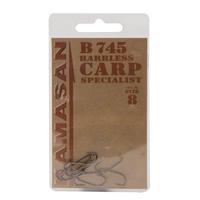 B745 Carp Fishing Hooks - Size 8