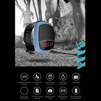 B90 Sports Bluetooth Speaker Ultra-Portable Wireless Wearable Loudspeaker Hands-free Call Alarm Clock Stopwatch FM Radio Mobile Phone Selfie/Anti-lost