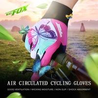 BATFOX Womens Full Finger Gloves Sports Breathable Touchscreen-friendly Skiing Skating Cycling Gloves Shock Absorbent Wear-resistant