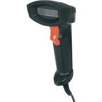 Barcode scanner Manhattan Barcodescanner IP54 CCD Black Hand-held USB