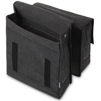 Basil Urban Fold Double Bag Charcoal/Black