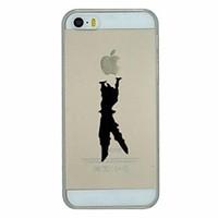 Basketball Series of Jump Shot Pattern PC Hard Transparent Back Cover Case for iPhone 5/5S