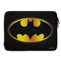 batman gold logo laptop sleeve